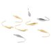 316 Stainless Steel Stamped Hook Electroplated Genuine Gold Earring DIY Ear Accessories_ipsvogv.com
