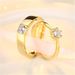 Couple Rings Men And Women Getting Married, Simple Simulation Diamond Rings, A Pair Of Engraved Valentine's Day Gifts_ipsvogv.com
