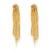 Heavy metal snake bone chain knot tassel earrings advanced sense of runway magazine style personality_ipsvogv.com