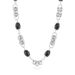 Hip Hop Stainless Steel Cuban Chain Black Bead Handmade Chain Trendy Accessories Thick Chain Necklace Clavicle Chain_ipsvogv.com