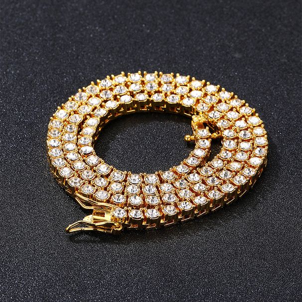 Instagram explosive tennis chain Tennis Chain jewelry alloy diamond inlay with multiple specifications accessories_ipsvogv.com