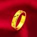 Trendy Jewelry Rings, Men's Women's Personalities, Simple Color Plating, Fashionable Vietnamese Sand Gold Single Index_ipsvogv.com