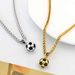 Men's Jewelry Football Baseball Rugby Pendant Necklace Personalized Stainless Steel 3D Ball Sports Chain Female_ipsvogv.com