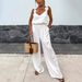 Women's Clothing spring and summer new suspender sleeveless pocket jumpsuit INS casual loose_ipsvogv.com
