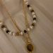 New Double-layer Tiger Eye Stone Bead Layered Necklace For Women, Light Luxury, Niche, Collarbone Chain, Sweet, Cool,_ipsvogv.com