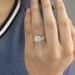 Sanjie Full Couple Princess Round Diamond Set Fashion Luxury Engagement Ring Women's Straight_ipsvogv.com