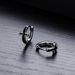 Cross Made Of Titanium Steel That Never Fades, With A Cool Fashionable Design. Exquisite Earrings For Women, High-end_ipsvogv.com