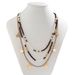 Ladies' holiday style beaded necklace Vintage multi-piece jewelry women's metal fringe butterfly necklace_ipsvogv.com
