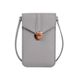 Touch Screen Phone Bag Mini Fashion Versatile Solid Color Leather Shoulder Bag Flap Small Coin Purse_ipsvogv.com