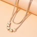 Ins Dice Chain Multi Layer Necklace Female Chain Necklace Clavicle Chain Choker_ipsvogv.com