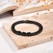 Men's Jewelry Personalized Jewelry DIY Accessories Stainless Steel Double Woven Chain Bracelet Steel Color Spring Water Jewelry_ipsvogv.com