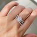Cao Shi's temperament female niche design, high-end feeling, light luxury, oval ring, personalized multi-layer hand_ipsvogv.com
