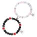 Friendship Spider Love Magnetic Attraction Cat Bracelet Beaded Elastic Adjustable Couple Holiday Bracelet_ipsvogv.com
