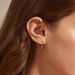 Hot Selling Pure Silver Simple Temperament Small Fresh Ear Buckle Elegant High-end Korean Green Zircon Earrings_ipsvogv.com