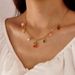 Women's Jewelry Necklace Female Stainless Steel Personality Multi Element Cherry High Grade Titanium Steel Clavicle Chain_ipsvogv.com