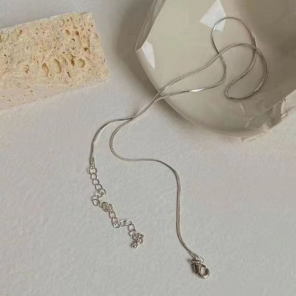 Little Sweet Potato Full Diamond Long Necklace With Super Sparkling Pink Zircon Neck Shining Design Light Luxury Sweater_ipsvogv.com