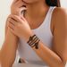 Jewelry Sweet Cool Black Halloween Coin Pendant Set Personalized Metal Chain Bracelet_ipsvogv.com