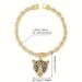 Zinc Alloy Oil Drip Point Drill Leopard Head Personality Street Fashion Men And Women High-end Cuban Chain Pendant_ipsvogv.com