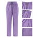 Women's new V-neck split medical overalls, pocket straight pants, men's and women's toiletries_ipsvogv.com