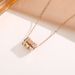 Circular Small Waist Pendant Necklace For Women's Collarbone Chain, 2023 New Trendy Internet Celebrity Neck Accessory_ipsvogv.com