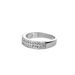 Summer INS Style Simple 3 Row Diamond Ring Ladies Trendy High End Hand Jewelry Couple Index Finger Ring_ipsvogv.com