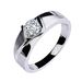 Open Platinum Plated Moissanite Frosted 1 Carat Men's Sandblasted Business Gentleman Wedding Ring_ipsvogv.com
