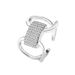 Korean Light Luxury Micro Set Personalized Zircon Ring Women With High Grade Feeling, Adjustable Opening For Index_ipsvogv.com