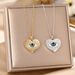 Titanium Steel Necklace, Female Personality Trend, Devil's Eye Pendant, Light Luxury, High-end Feeling, Collarbone Chain_ipsvogv.com