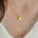Minimalist INS Cool Style Love Pendant Non Fading Titanium Steel Necklace Clavicle Chain Personalized Female_ipsvogv.com