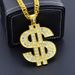 Wholesale Men's Euro Alphabet Punk Exaggerated Gold Silver Foreign Trade Jewelry Pendants, Necklaces, Hip Hop_ipsvogv.com