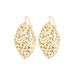 New Style Cold Style Hollow Leaf Earrings Exaggerated Atmosphere High End Ear Hooks Niche Temperament Design Earrings For Women_ipsvogv.com