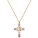 】 Pearl 【 Cross Light Luxury Charm Gorgeous Full Diamond Necklace Women's Versatile Clavicle Titanium Steel Chain 【 】_ipsvogv.com