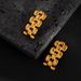 INS Fashionable INS Retro Polished Watch Strap Earrings OOTD Accessories_ipsvogv.com