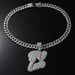 New Love Diamond Pendant Hip Hop Street Hot Selling Men's Necklace Accessories_ipsvogv.com