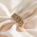 Fashion New Bohemian Cuban Chain Zircon Titanium Steel Ring Jewelry For Women_ipsvogv.com