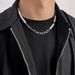 Premium Pearl Necklace With Simple Design, Niche Handsome Personality, Trendy And Versatile Men's Accessories_ipsvogv.com