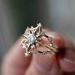 Sanjie's New Star And Moon Shaped Italian Style Ring, Niche Zircon French Jewelry, Ins Ring For Women_ipsvogv.com