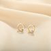 Women’s Jewelry Set Fashion Fashion Luxury High End Diamond Earrings For Women Niche Design Stainless Steel Gold Plated Earrings Ear Jewelry_ipsvogv.com