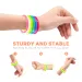 Charm Bracelets Colorful Wristband Resin Bracelet Girl Gift Solid Bangle Plastic Bangles Kids Friendship Set Adult_ipsvogv.com