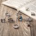 New Halloween Carnival Funny Multi Element Animal Evil Fish Hole Head Ghost Face Eye Ring Set Of 10_ipsvogv.com