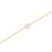 Women's Jewelry Whale Rain Simple Single White Diamond Bracelet -K Gold Plated Titanium Steel Waterproof & Tarnish-Resistant_ipsvogv.com