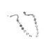 【 Full body titanium steel 】 Extremely simple style East Gate personality geometric circular chain bracelet for female_ipsvogv.com