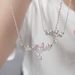 【 4118 People's Collection 】 S Sterling Silver Butterfly Zircon Necklace Versatile, Light Luxury, Niche Design, High-end_ipsvogv.com