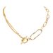 Fashion Women's Jewelry Chain Necklace Retro Alloy Personality Simple Necklace_ipsvogv.com