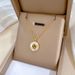 Body 【 Full Titanium Steel 】 Fritillaria Coin Female Niche Design Minimalist Pendant Short Collarbone Chain Korean 【 】_ipsvogv.com