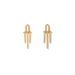 Trendy titanium steel material, genuine gold plated tassel earrings, light luxury, cold and indifferent style earrings,_ipsvogv.com