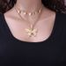 Creative New Product: Glass Rhinestone Multi-layer Necklace, Fashionable Accessory, Simple And Trendy Butterfly Necklace_ipsvogv.com