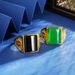 Vietnamese Sand Golden Hair Ring, Men's Dominance, Ethnic Style, Light Luxury, Long Lasting Color, Hand Accessories_ipsvogv.com