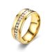 fashion new special double step matte circle diamond full diamond ring home source_ipsvogv.com