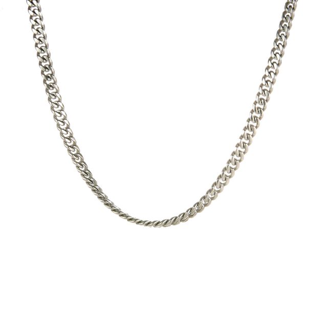 Three Dimensional Cutting Cuban Link Chain Hip Hop Choker Cuban Clavicle Chain Male And Female Neck Necklace_ipsvogv.com